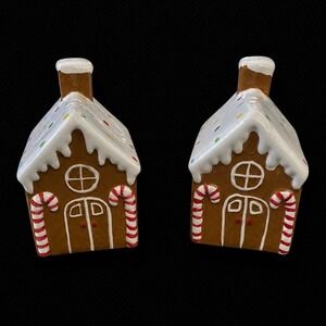 Vintage Kmart Gingerbread House Salt and Pepper Shaker Christmas Holiday Decor